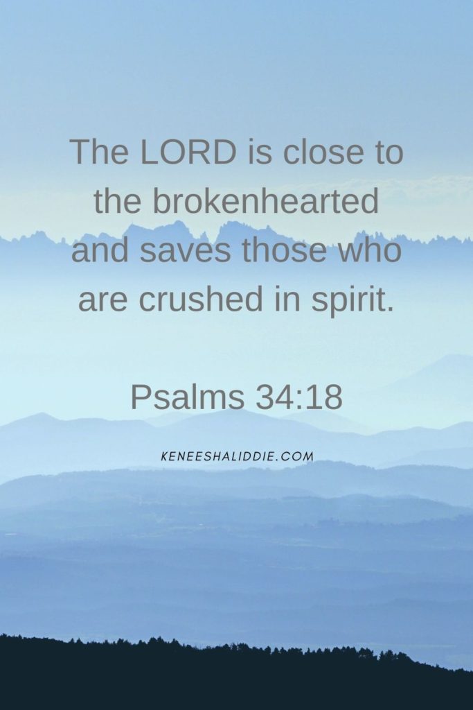 Love through suffering. The Lord is close to the brokenhearted.